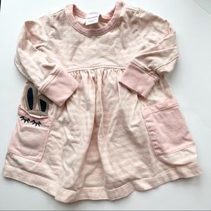 Hanna Andersson Pink Sleeping Bunny Dress